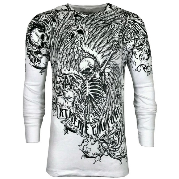Xtreme Couture by Affliction  Mens Thermal Shirt Accuser - Picture 4 of 8